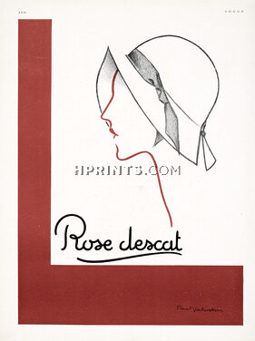 Rose Descat (Millinery) 1930 Paul Valentin