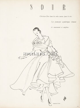 Christian Dior 1949 Short Evening Dress, Fernando Bosc