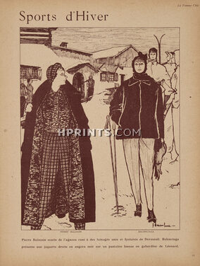 Sports d'Hiver 1950 Pierre Balmain, Balenciaga, Ski, Jc. Haramboure