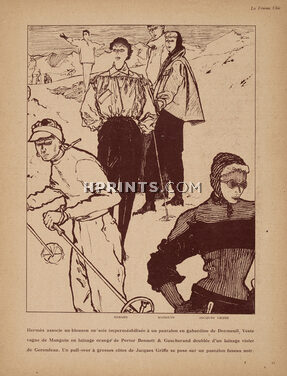 Sports d'Hiver 1950 Hermès, Manguin, Jacques Griffe, Ski, Haramboure