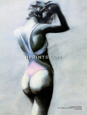 Azzedine Alaia 1984 Ruben Alterio, Swimwear