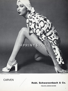 Carven 1973 Robert Schwarzenbach, François Villon, Photo Jacques Bourboulon