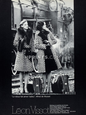 Léon Vissot (Fur Clothing) 1973 Panthère de Somalie, Train