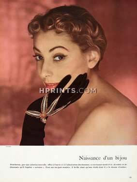 Boucheron 1949 "Naissance d'un Bijou" Mitaine Bracelet