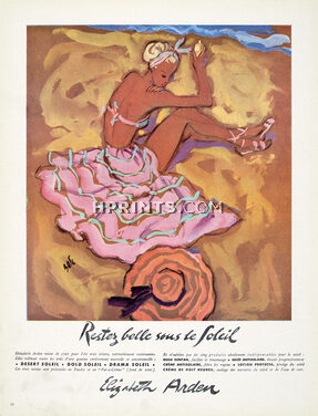 Elizabeth Arden (Cosmetics) 1948 Bathing Beauty, Fernando Bosc