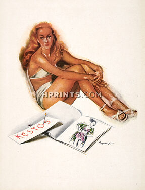 Kestos (Swimwear) 1946 Brénot