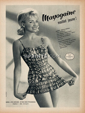 Mayogaine (Swimwear) 1960 Ets Oriano