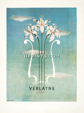 Verlayne (Perfumes) 1945 Jean Jacquelin