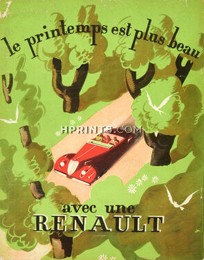 Renault 1939 "Le printemps est plus beau...", Spring