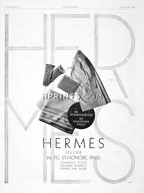 Hermès (Sportswear) 1928 Gloves, Handbag, Sport Coat, Leather Clothing