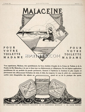 Malaceïne 1920 D. Laboure, Bathing Beauty