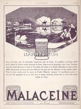 Malaceïne 1921 Canoë