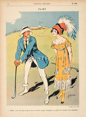 Ferdinand Bac 1911 Golfer, Flirt