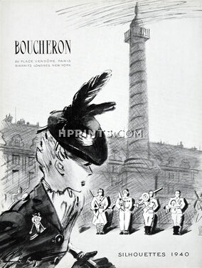 Boucheron 1940 Military Clips, Jacques Demachy, Place Vendôme