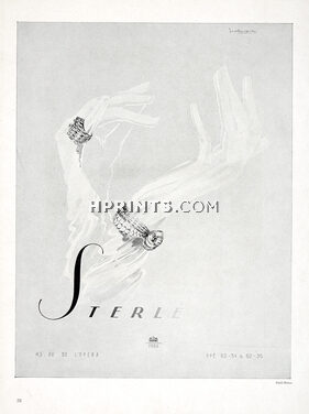 Sterlé 1948 Hand, Bracelet, Ring