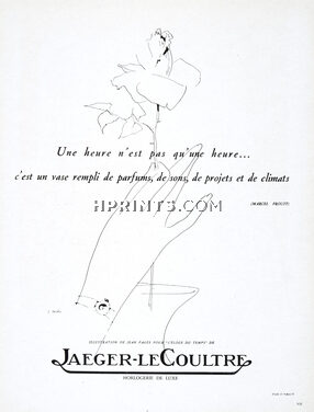 Jaeger-leCoultre 1948 Jean Pagès, Poem Marcel Proust