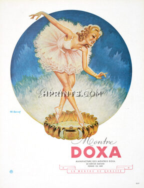 Doxa (Watches) 1946 Charles Lemmel, Ballerine