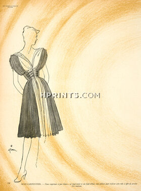 Mad Carpentier 1946 René Gruau, Summer Dress