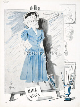 Nina Ricci 1945 René Gruau