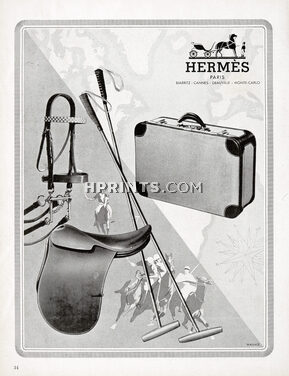 Hermès 1948 Sports equipment & Luggage, Saddle Polo, Suitcase