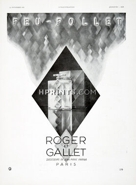 Roger & Gallet (Perfumes) 1931 Feu-Follet