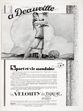 Velouty de Dixor 1928 Golf, Deauville, Julien Jacque Leclerc