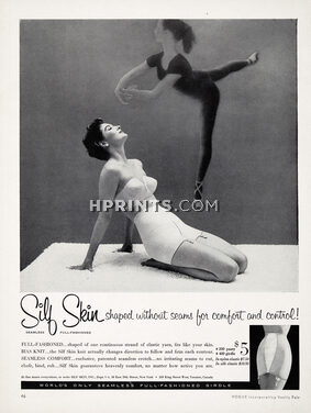 Silf Skin (Lingerie) 1954 Girdle, Ballerina