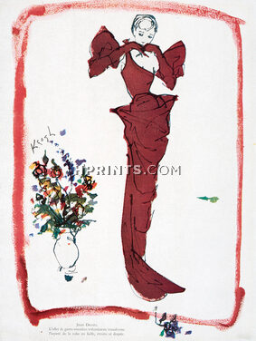 Jean Dessès 1950 Voluminous Gloves-Sleeves, Tom Keogh