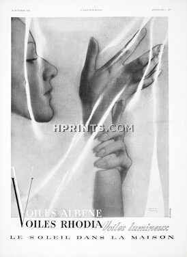 Voiles Albène, Rhodia 1935 Photo Man Ray