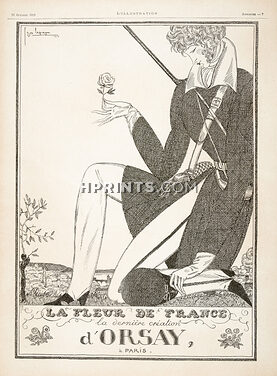 D'Orsay 1919 Fleur de France, Dandy, Lepape (L)