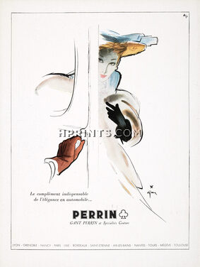 Perrin (Gloves) 1947 René Gruau (L)