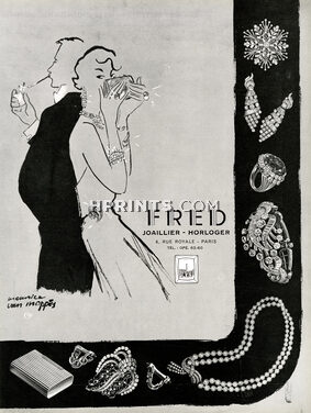 Fred (High Jewelry) 1952 Lighter, Maurice Van Moppès