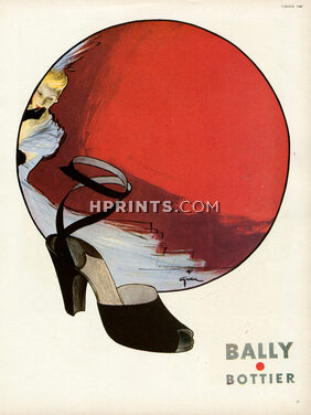 Bally 1947 Bottier, René Gruau