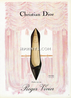 Christian Dior (Shoes) 1959 Modèle Régine, Roger Vivier