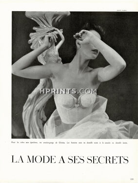 Grisina (Lingerie) 1949 Corselet, Photo Henry Clarke