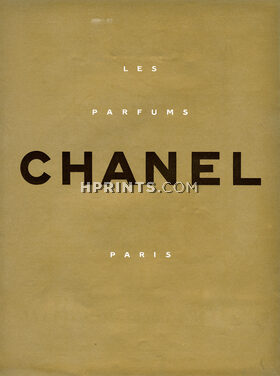 Chanel (Perfumes) 1953 Les Parfums Chanel Paris, Gold