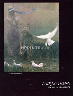 Nina Ricci (Perfumes) 1972 L'Air du Temps, Photo David Hamilton (L)