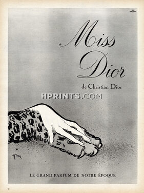 Christian Dior (Perfumes) 1959 Miss Dior, Panther, Gruau