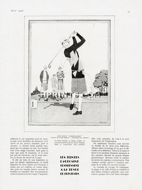 Jane Regny 1928 Golf, Francis