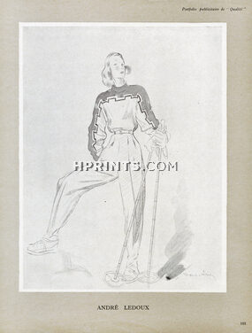 André Ledoux 1946 Marc-Luc, Ski