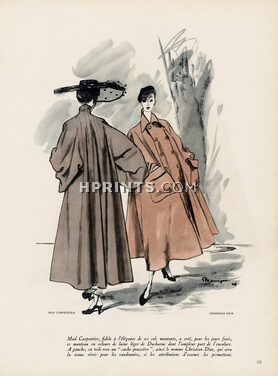 Mad Carpentier & Christian Dior 1948 Velvet Ducharne, Pierre Mourgue