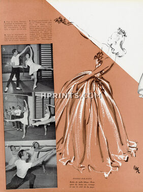 Pierre Balmain 1945 Ballet Dancers, Fernando Bosc