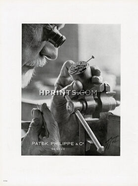 Patek, Philippe & Co (Watches) 1949 Watchmaker, Photo G. George (Genève)