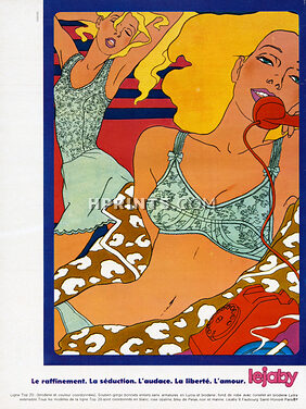 Lejaby 1969 Bra, Model Top 20, Antonio Lopez