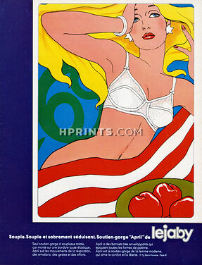 Lejaby 1969 Bra, Model April, Antonio Lopez