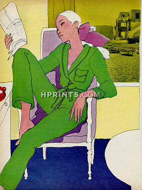 Antonio Lopez 1967 Lingericolor, Lejaby Pajamas