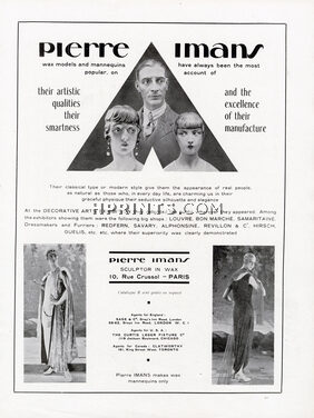 Pierre Imans 1926 Sculptor in Wax, Decorative Arts Exhibition