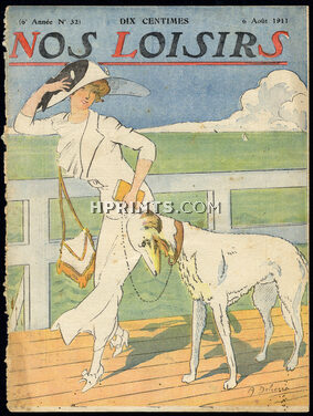 A. Delierre 1911 Greyhound, Nos Loisirs Cover