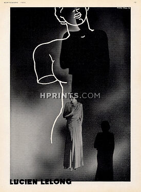 Lucien Lelong (Couture) 1930 Marc Real, Venus de Milo
