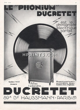 Ducretet 1929 Phonium, Grejt